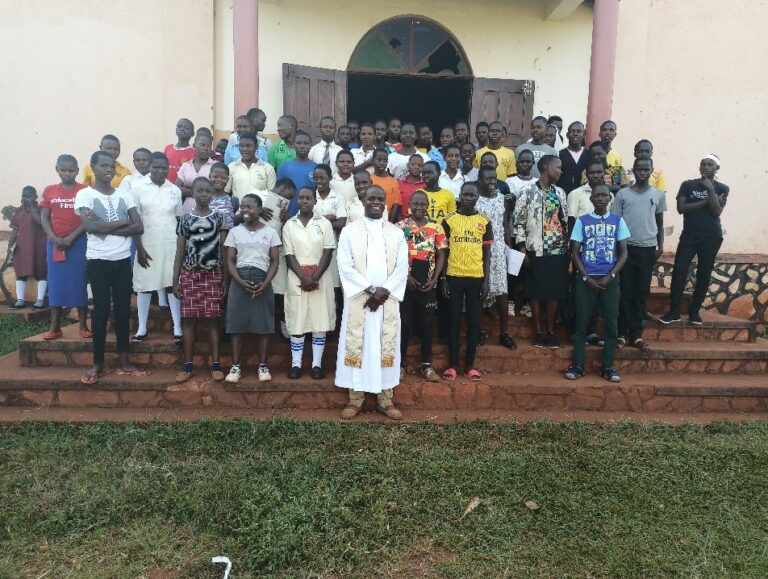 Schools Photo with Pastor